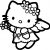 Kumpulan Gambar Mewarnai Hello Kitty Untuk Anak SD, TK