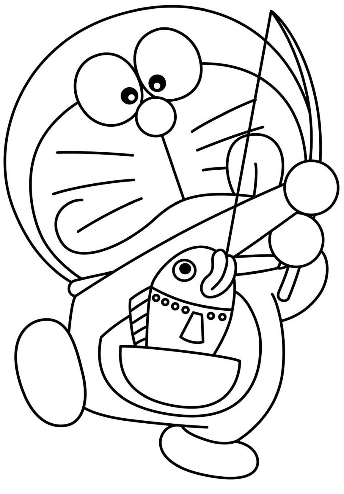 Lukisan Doraemon Lucu Cikimmcom