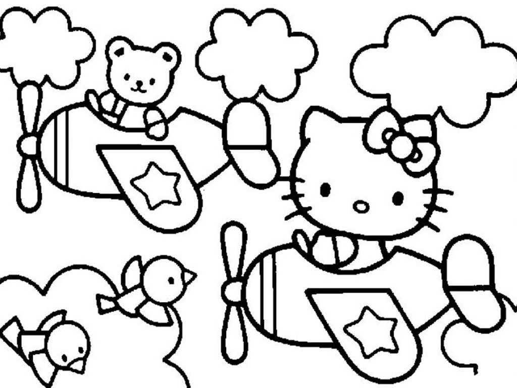 81 Gambar Mewarnai Hello Kitty Cantik Paling Hist