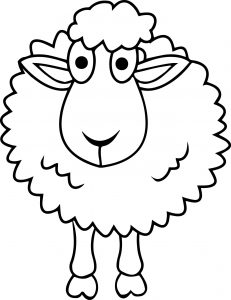 sketsa domba garut