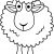 sketsa domba garut